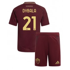 AS Roma Paulo Dybala #21 Hjemmedraktsett Barn 2024-25 Kortermet (+ korte bukser)